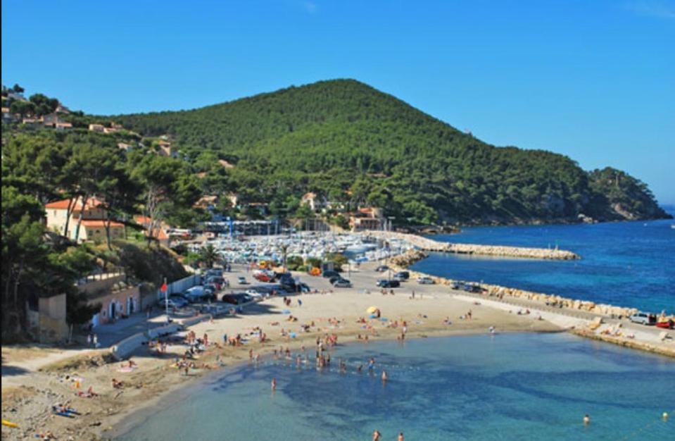 Magnifique Studio Vue Mer A 5 Minutes De La Plage Saint-Cyr-sur-Mer Eksteriør billede
